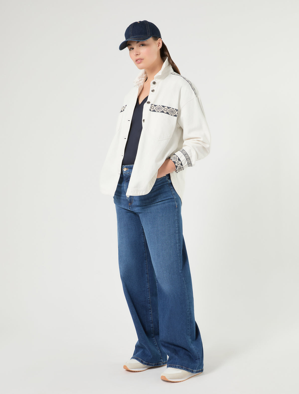 Marina Rinaldi Bull Denim Jacket