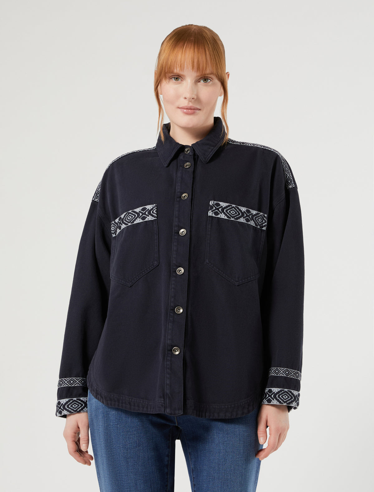 Marina Rinaldi Bull Denim Jacket