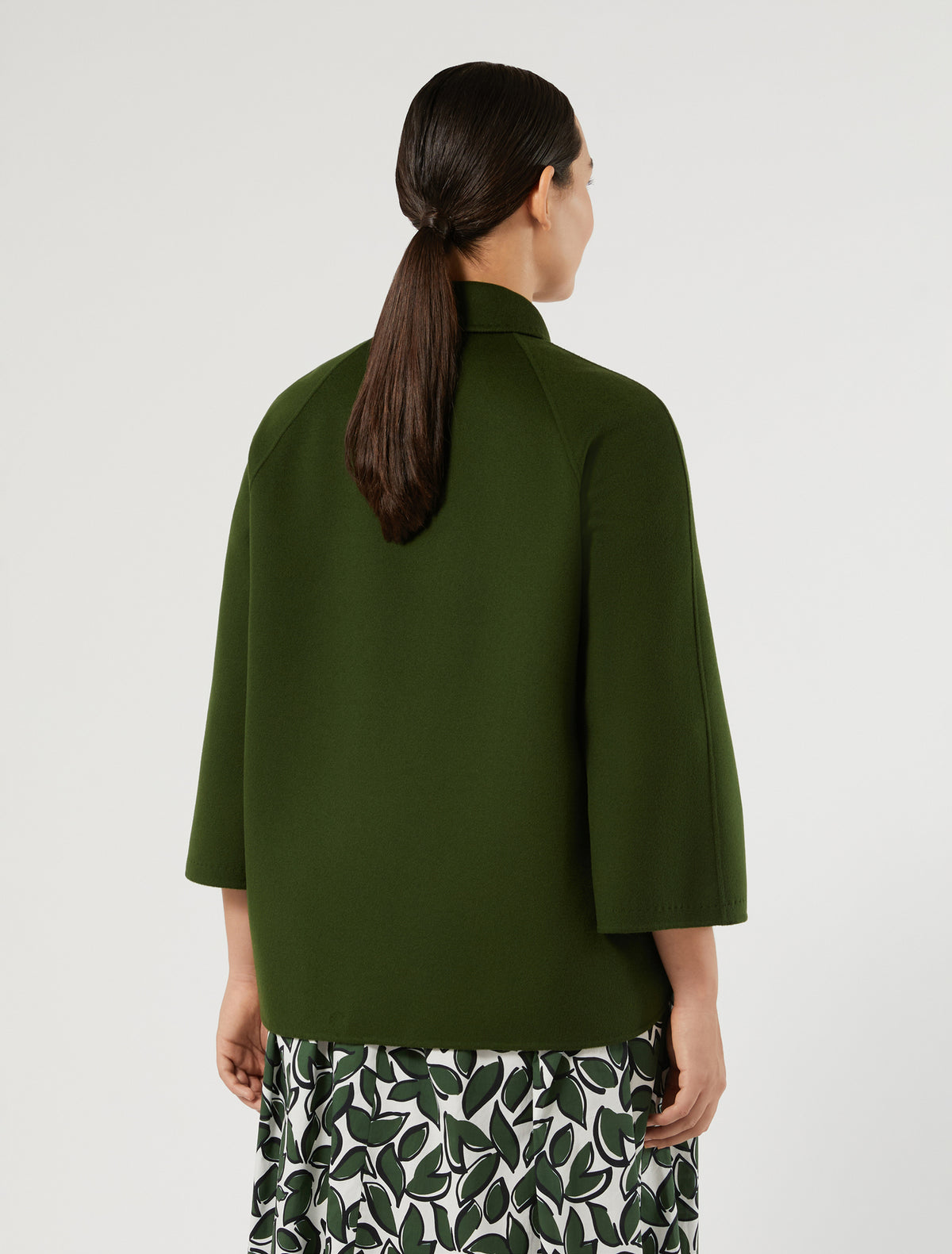 Marina Rinaldi Double-Faced Wool and Cashmere Coat