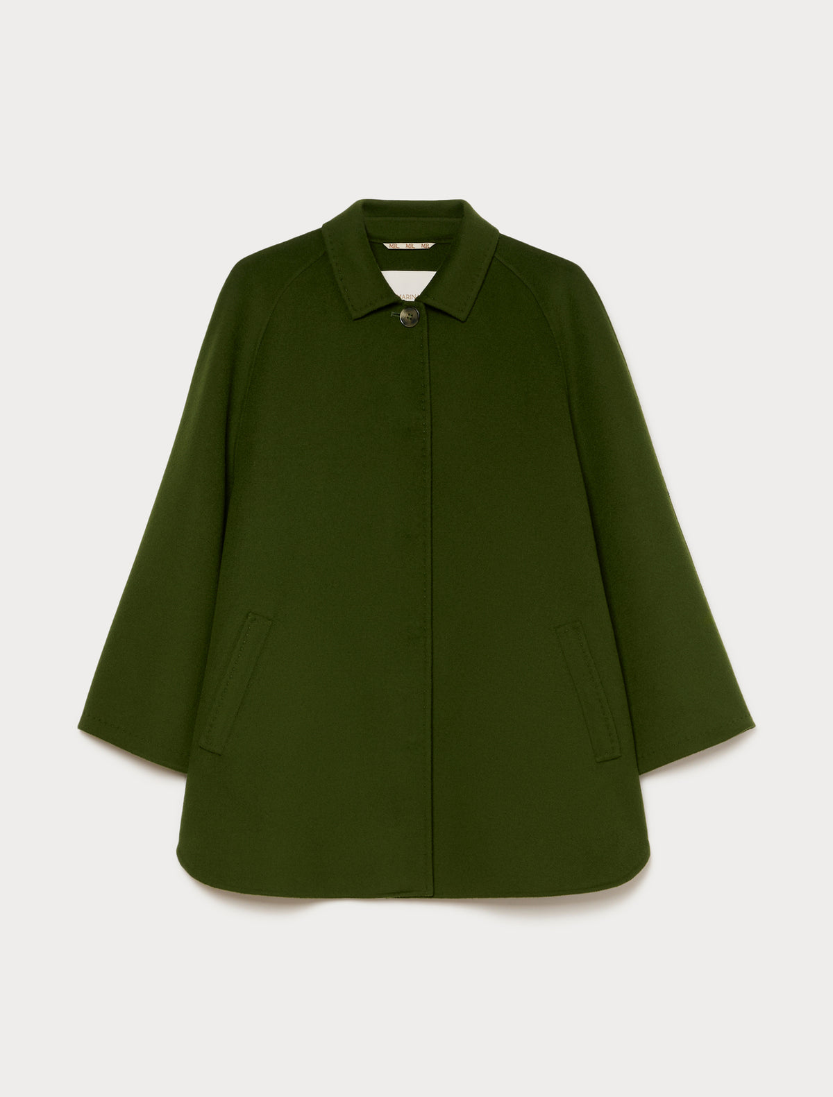 Marina Rinaldi Double-Faced Wool and Cashmere Coat