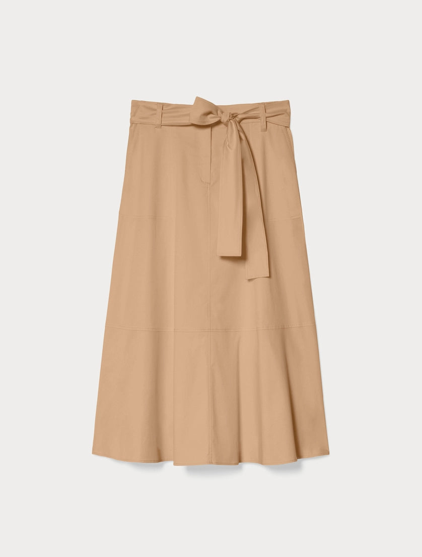Marina Rinaldi Stretch cotton gabardine skirt