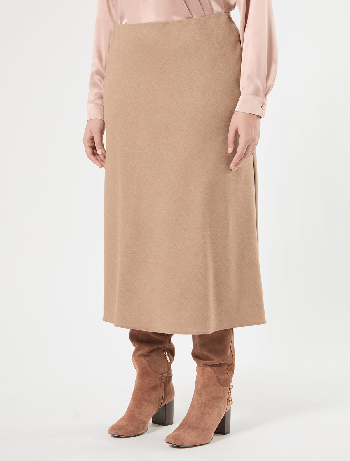 Marina Rinaldi Stretch Flannel Skirt