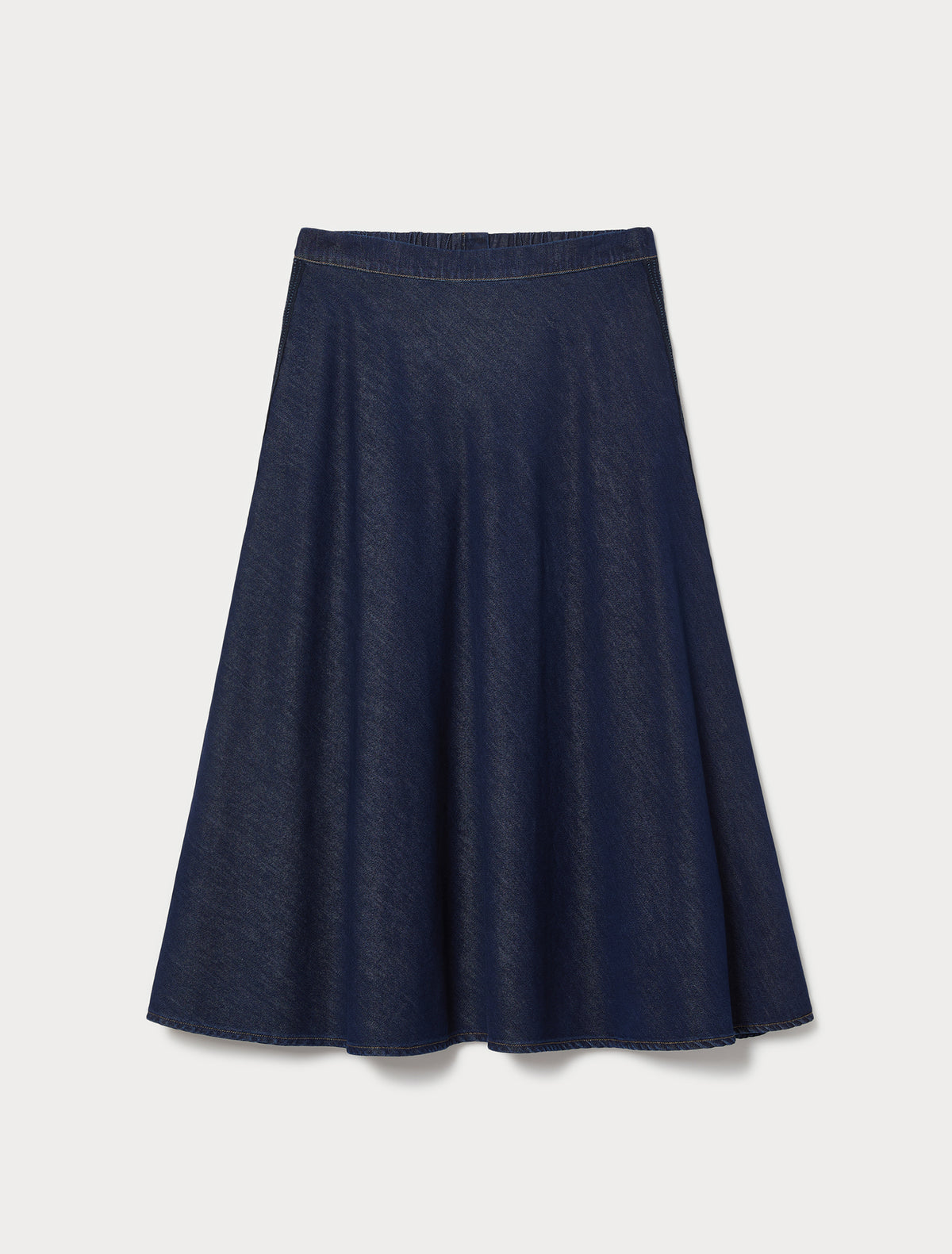 Marina Rinaldi Embroidered Denim Skirt