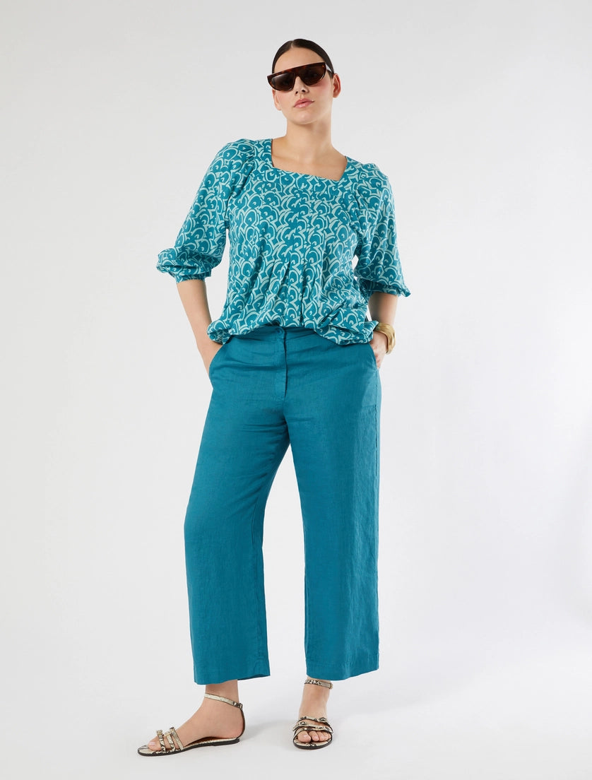 Marina Rinaldi Cotton poplin blouse