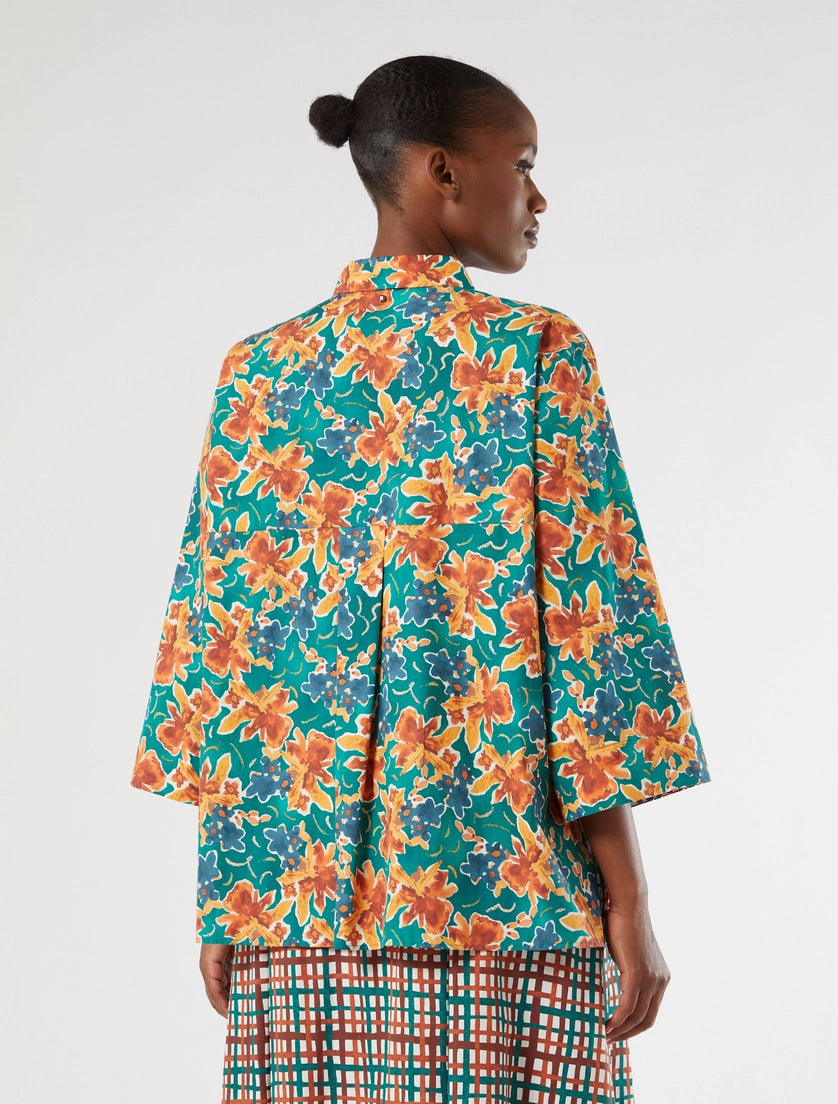Marina Rinaldi Poplin print shirt