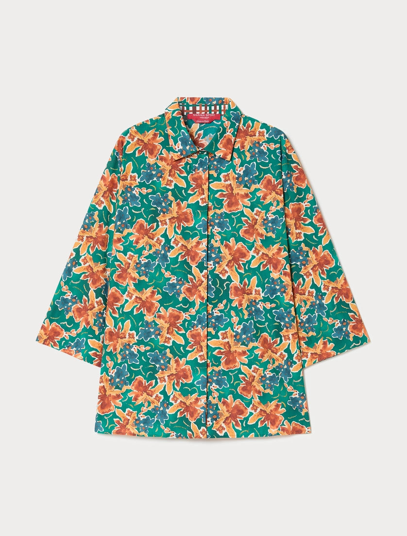 Marina Rinaldi Poplin print shirt