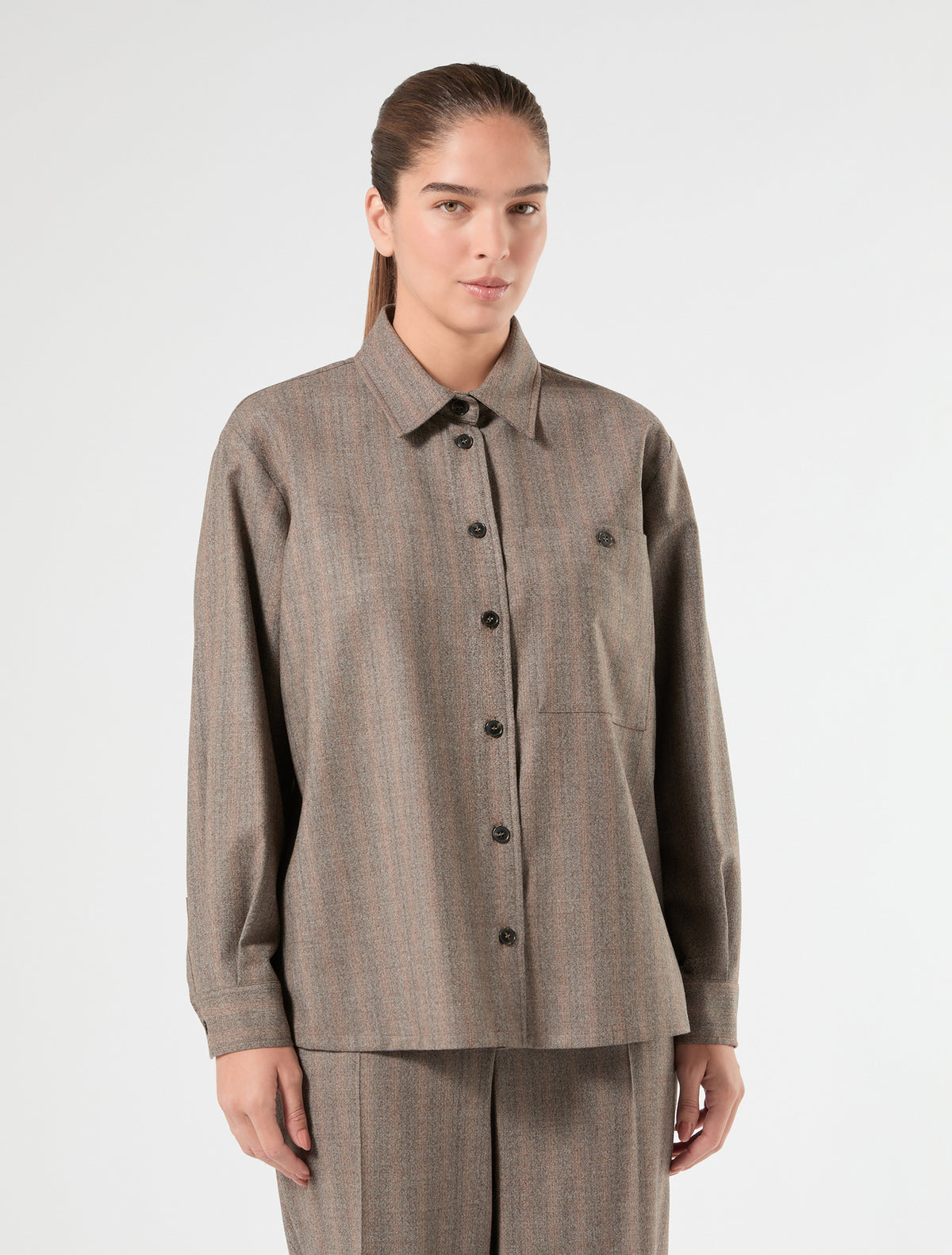Marina Rinaldi Stretch Flannel Shirt