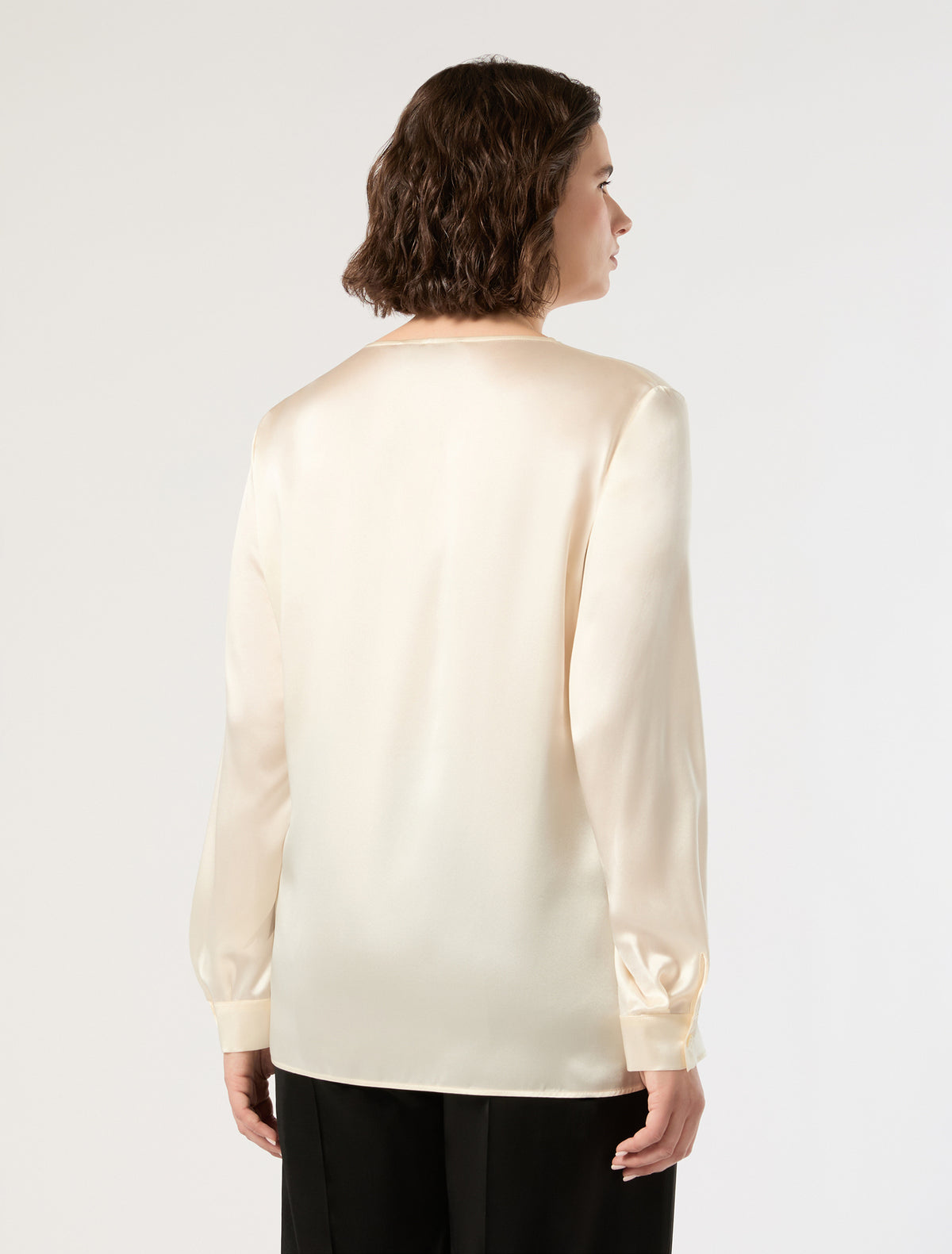 Marina Rinaldi Silk Satin Blouse