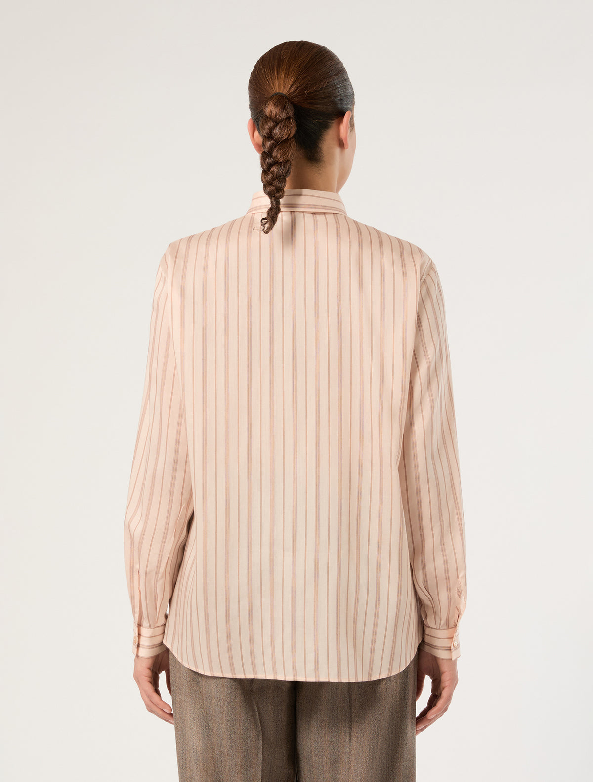 Marina Rinaldi Yarn-Dyed Poplin Shirt