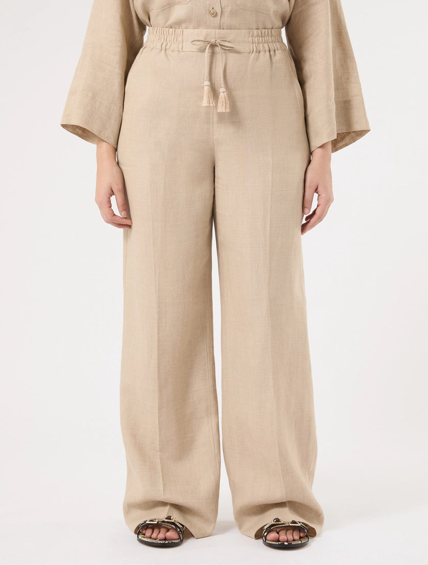 Marina Rinaldi Linen canvas trousers