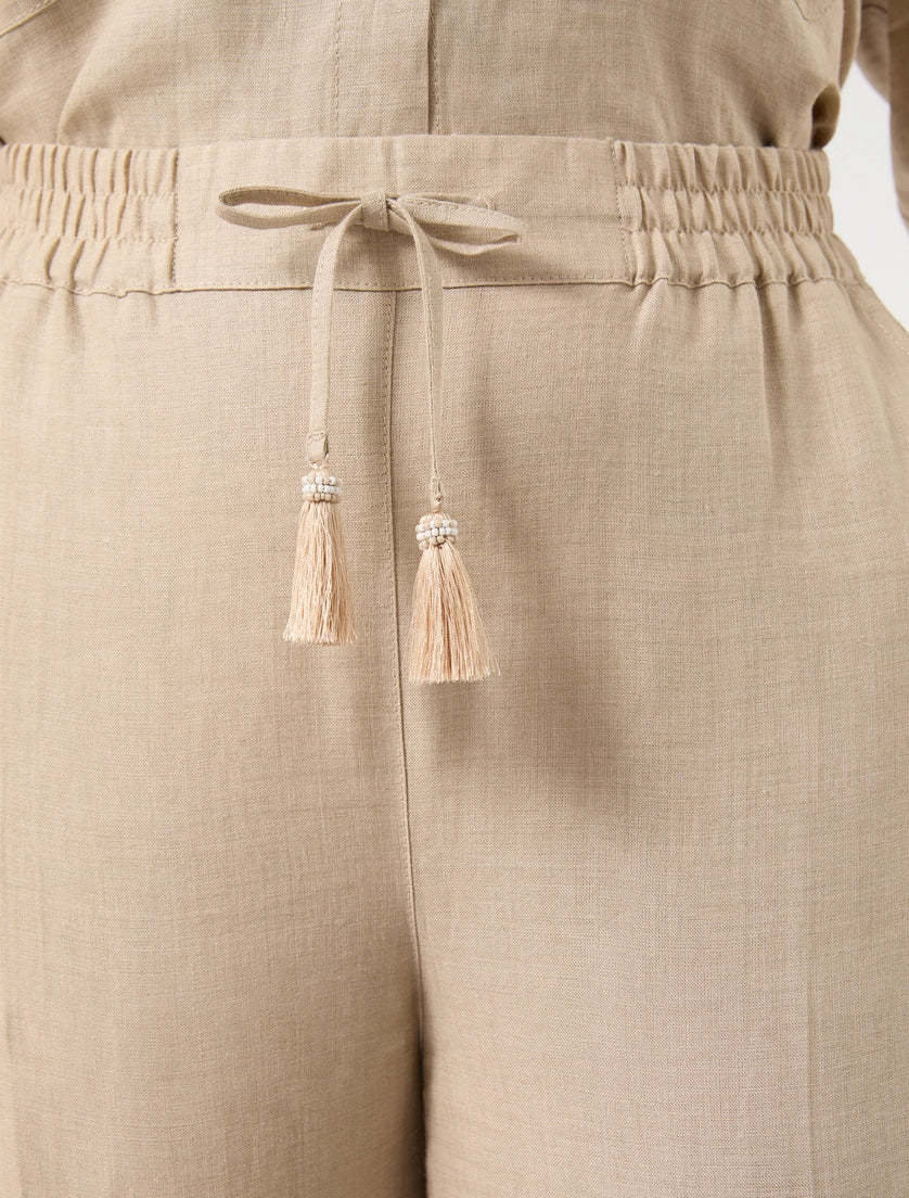 Marina Rinaldi Linen canvas trousers