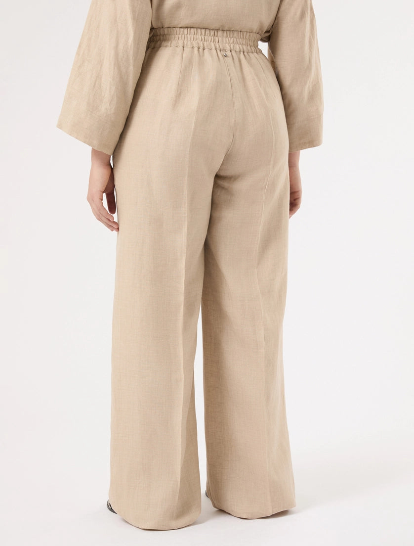 Marina Rinaldi Linen canvas trousers