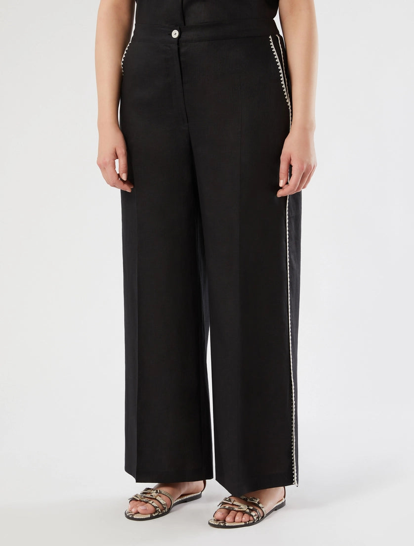 Marina Rinaldi Linen canvas trousers