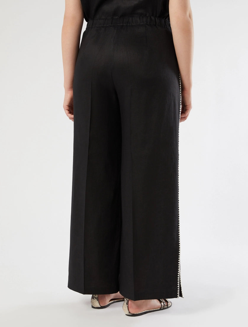 Marina Rinaldi Linen canvas trousers