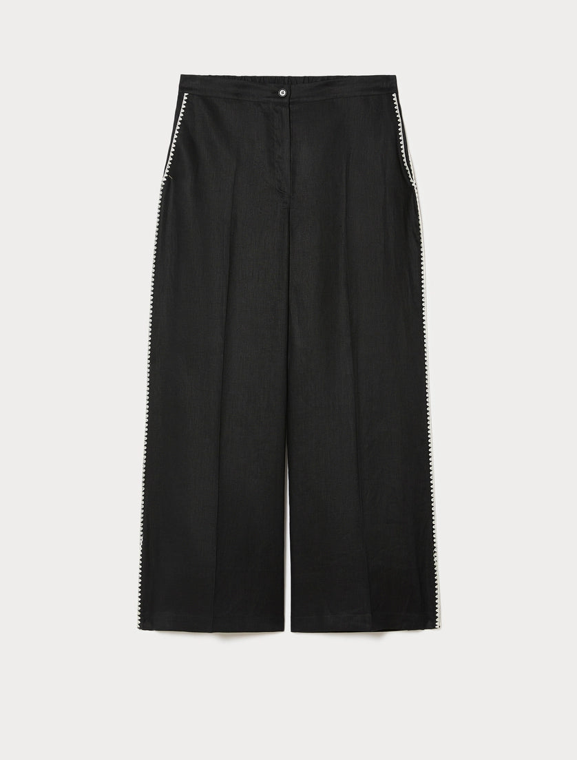 Marina Rinaldi Linen canvas trousers