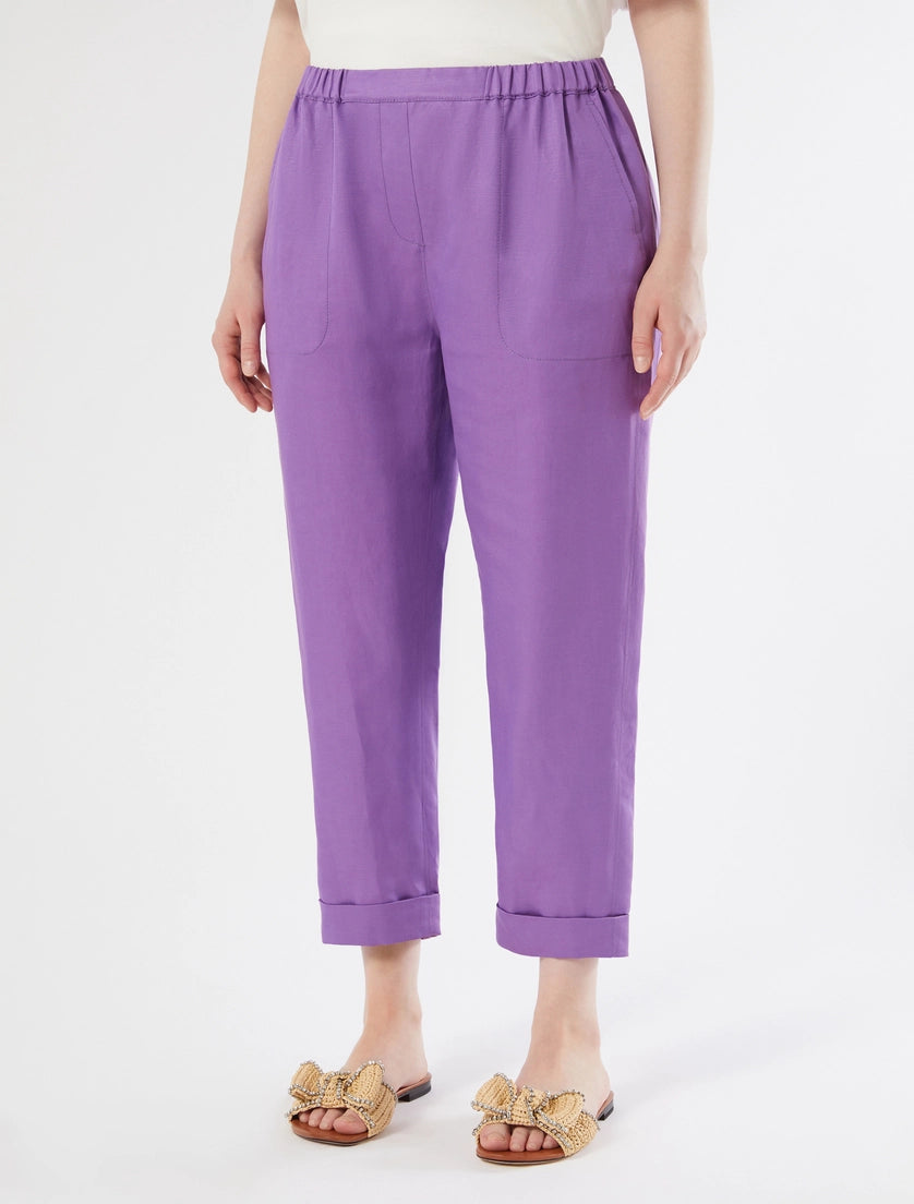 Marina Rinaldi Linen twill joggers