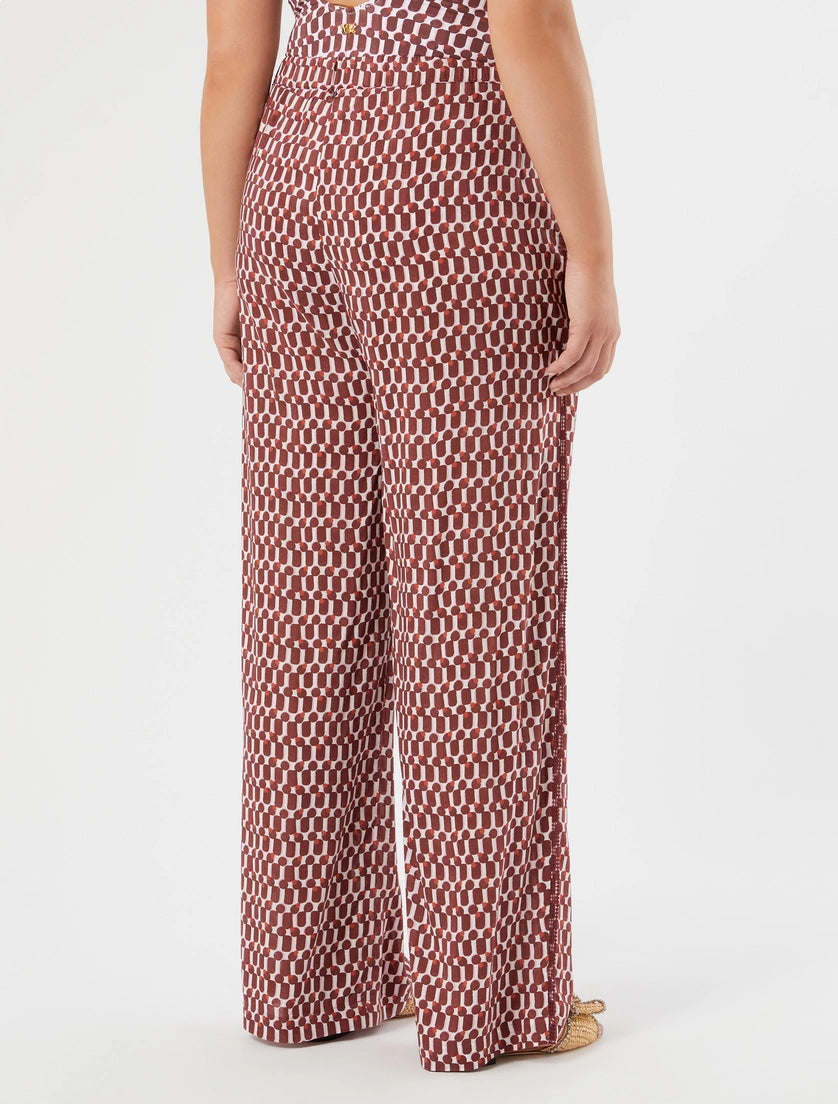 Marina Rinaldi Wide-fit viscose trousers