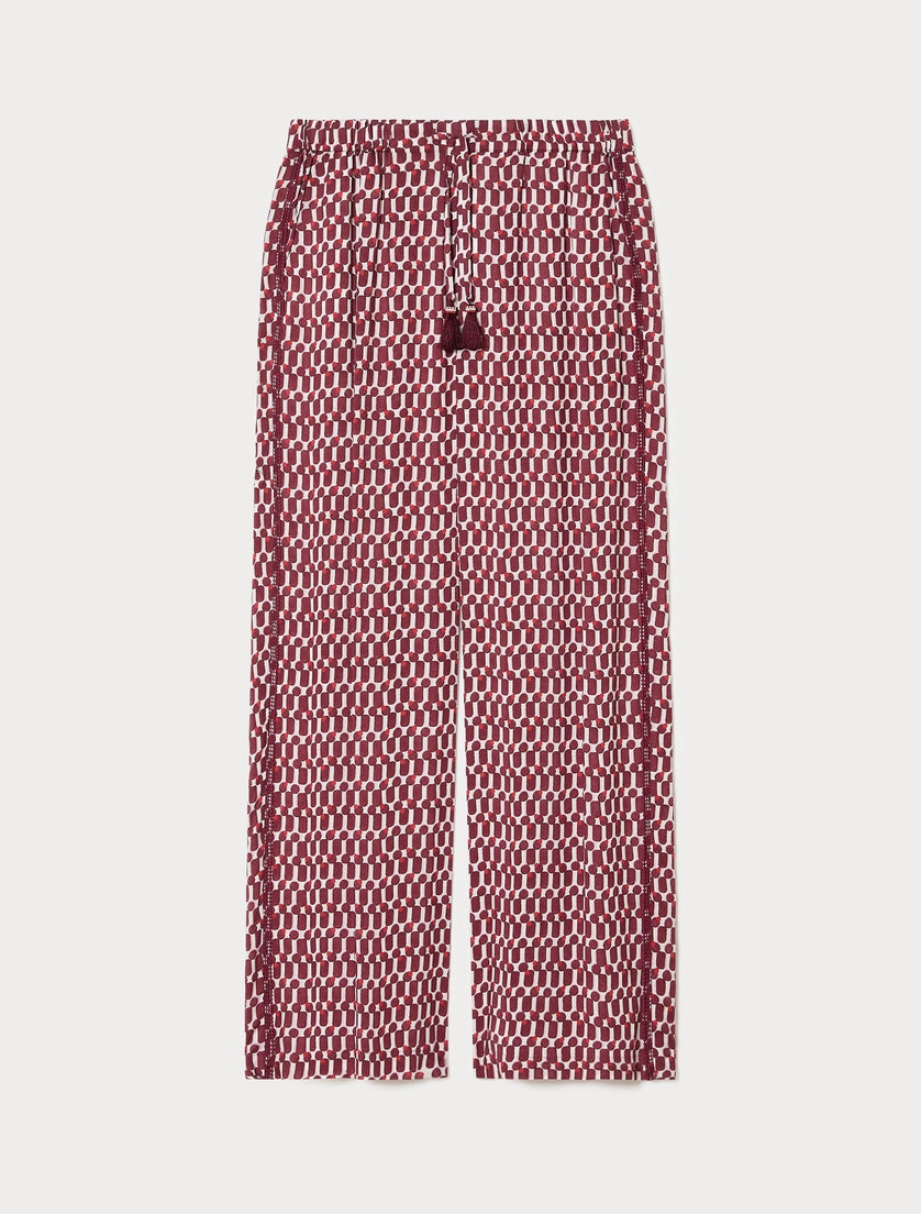 Marina Rinaldi Wide-fit viscose trousers