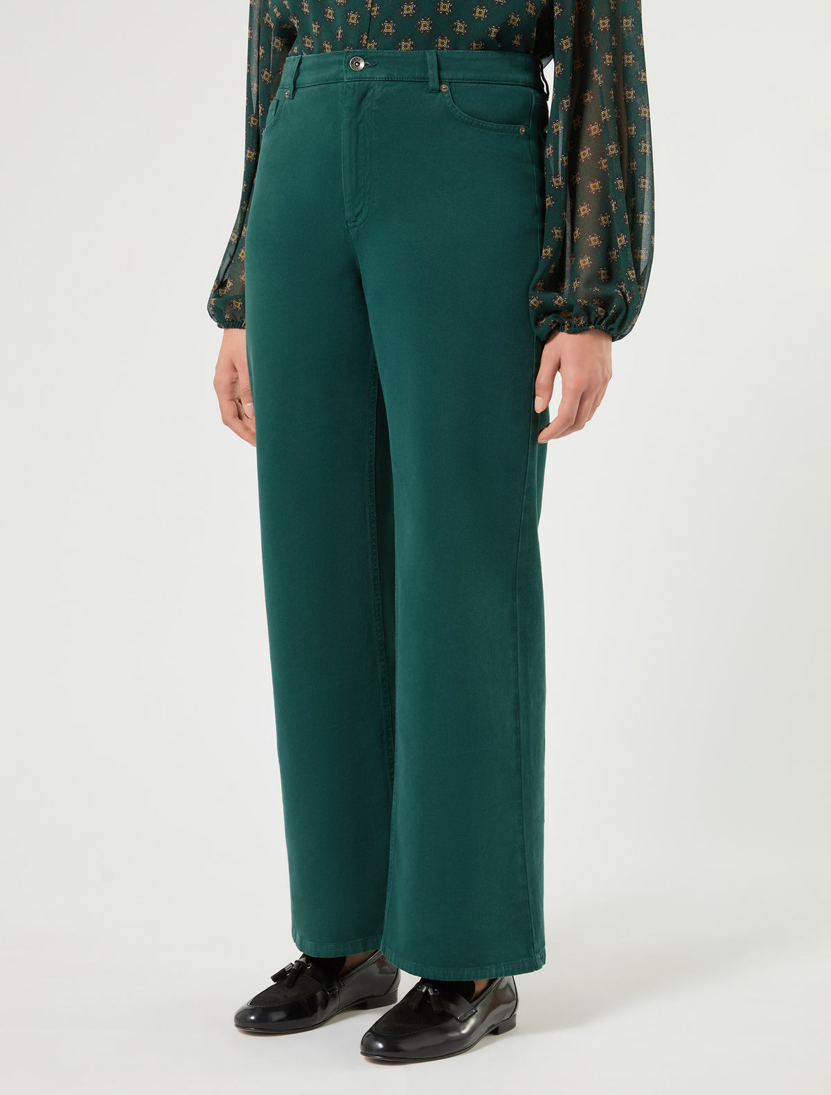 Marina Rinaldi Stretch Bull Denim Trousers