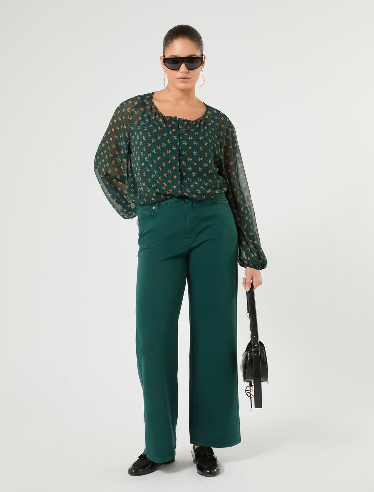 Marina Rinaldi Stretch Bull Denim Trousers