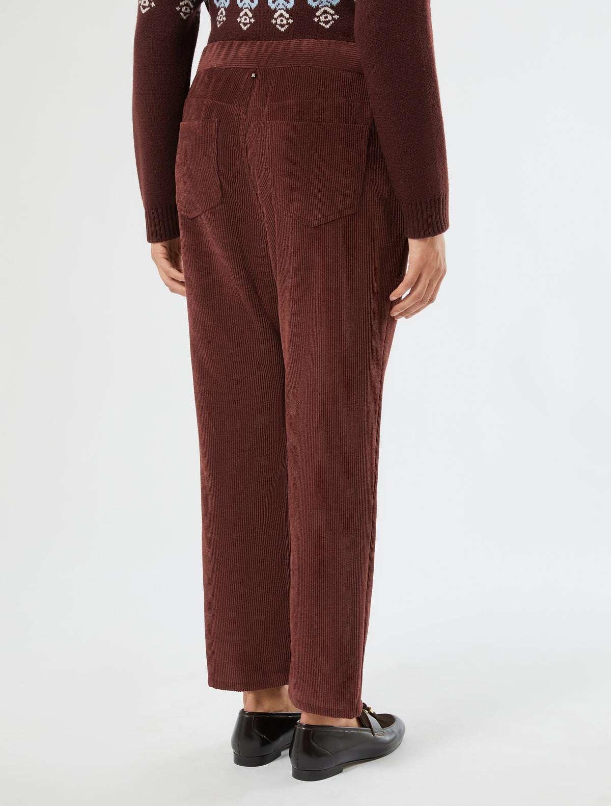 Marina Rinaldi Skinny Velvet Trousers
