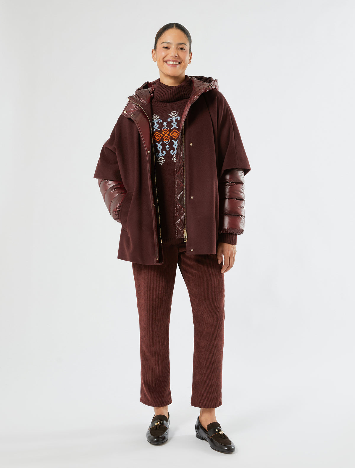 Marina Rinaldi Skinny Velvet Trousers