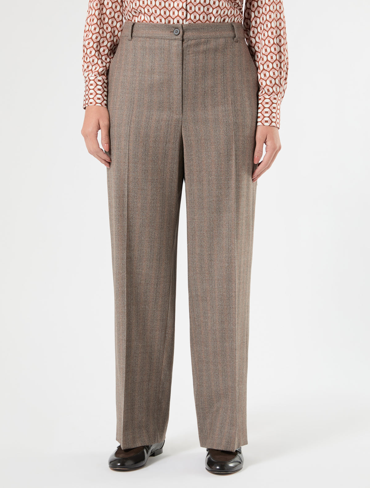 Marina Rinaldi Flannel Trousers