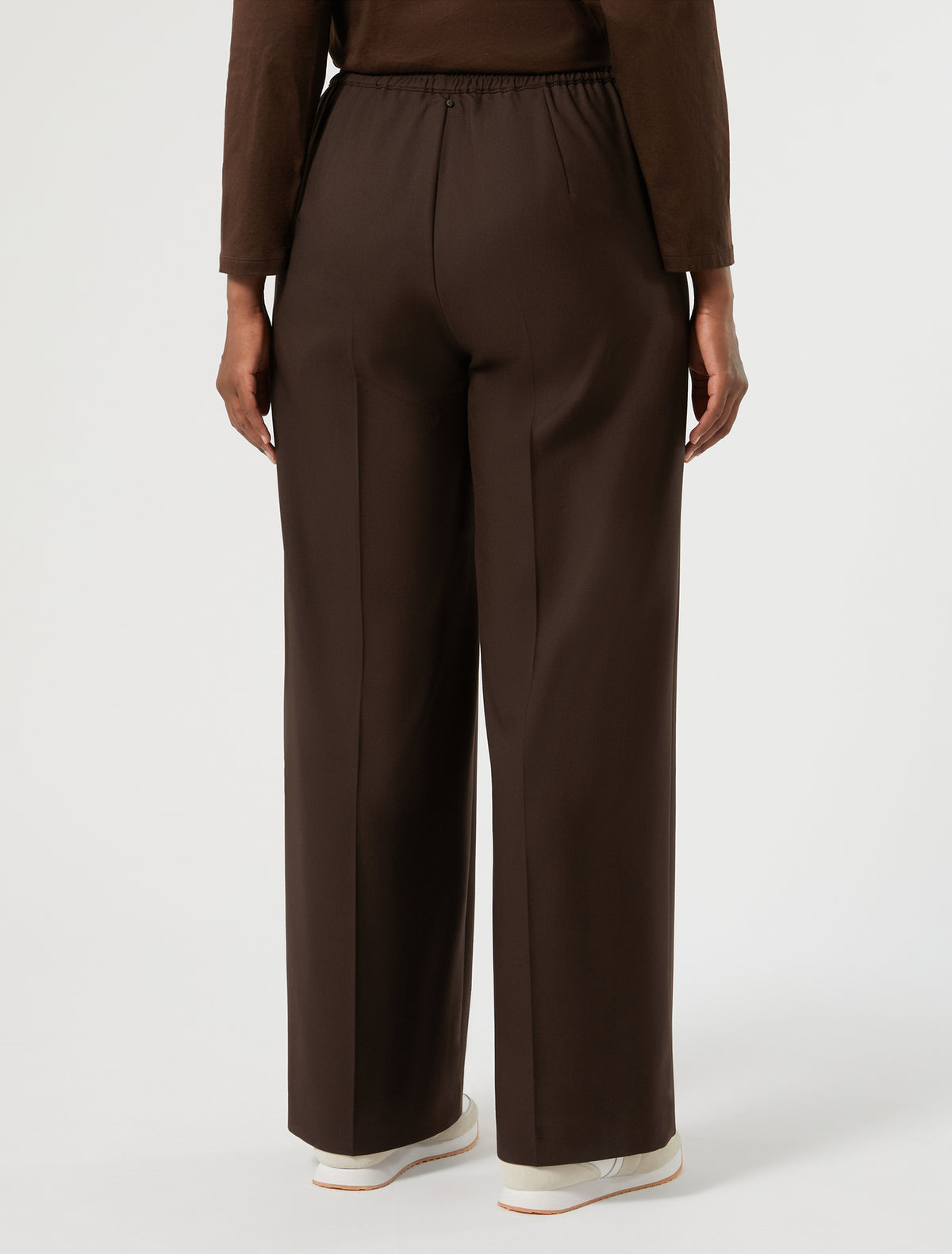 Marina Rinaldi Stretch Twill Wide-Leg Trousers