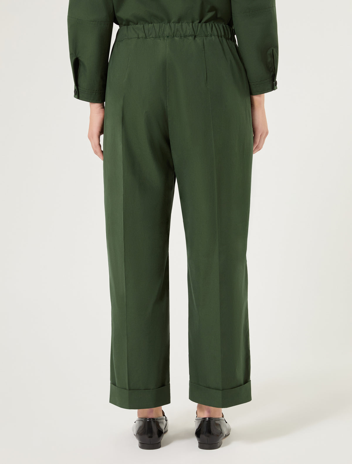 Marina Rinaldi Cotton Canvas Trousers