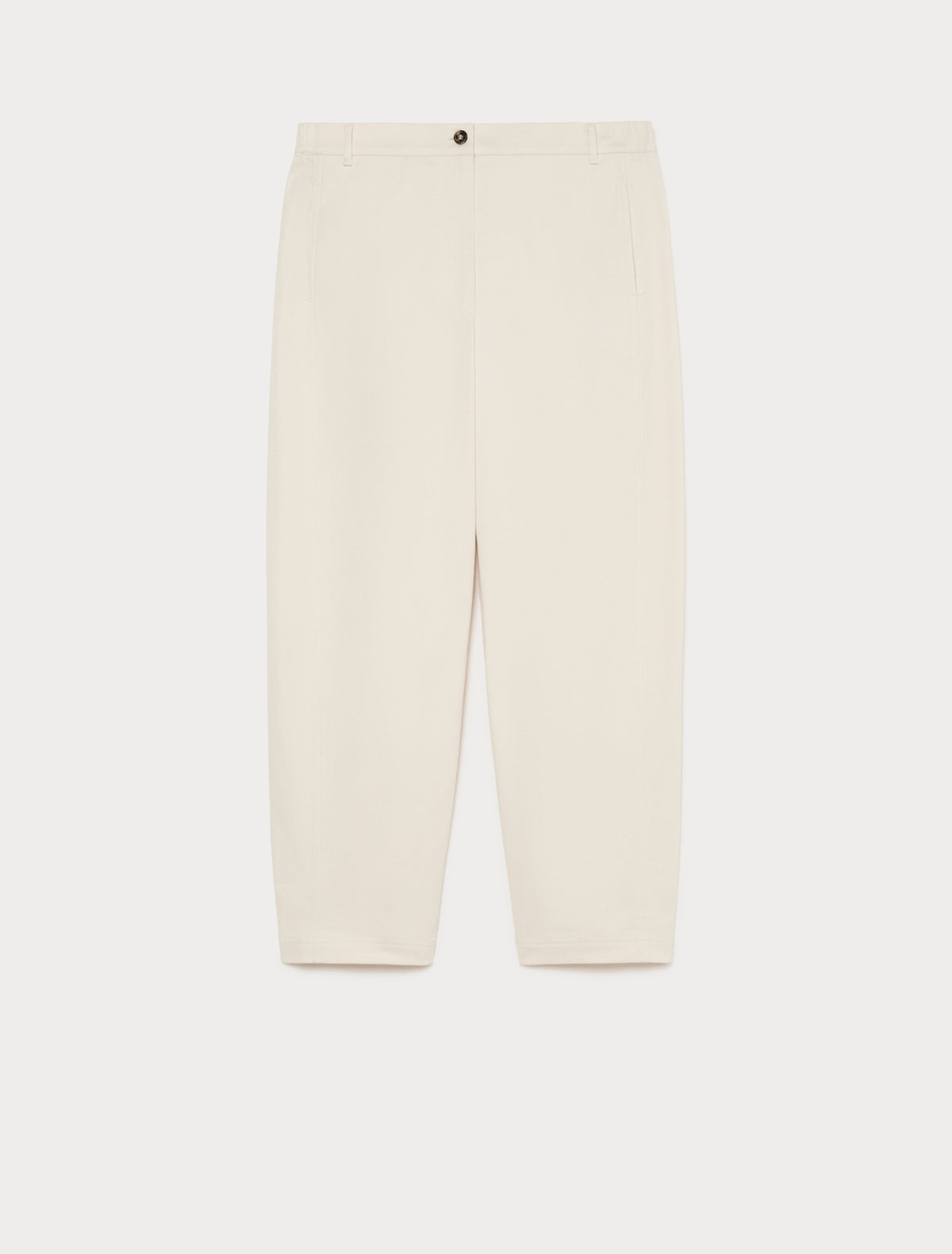 Marina Rinaldi Barrel-Fit Cotton Trousers