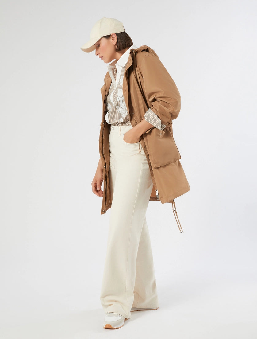 Marina Rinaldi Embroidered poplin shirt