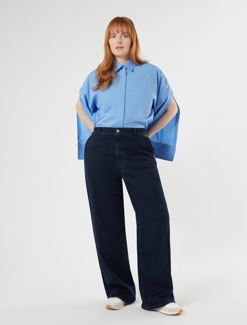 Marina Rinaldi Cotton poplin shirt