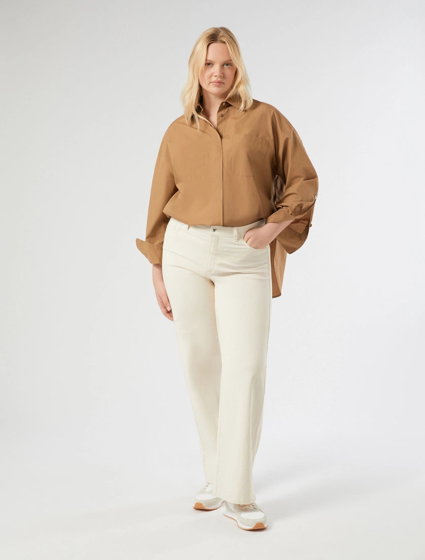 Marina Rinaldi Cotton poplin shirt