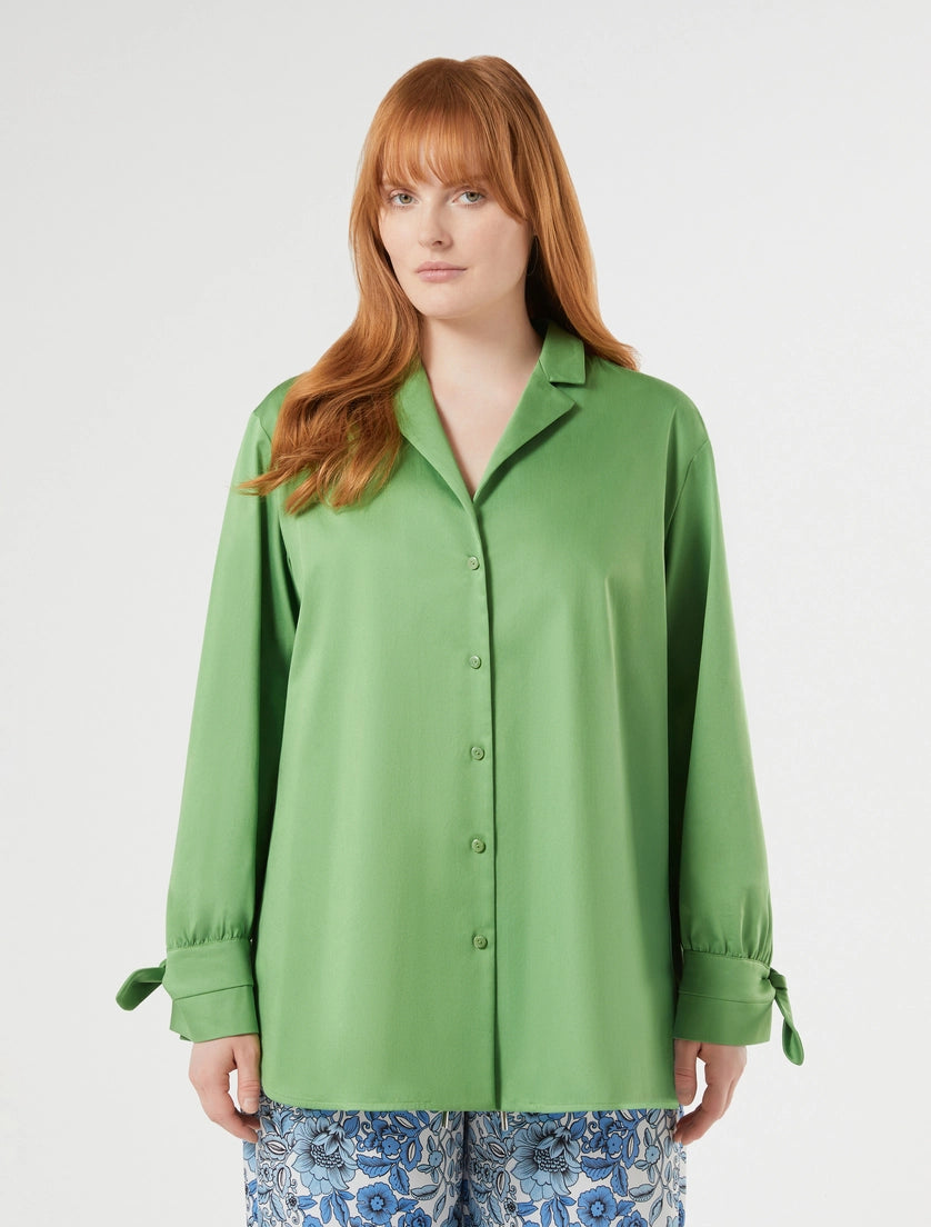 Marina Rinaldi Cotton sateen shirt