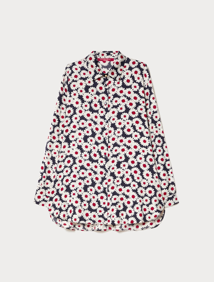 Marina Rinaldi Printed twill shirt