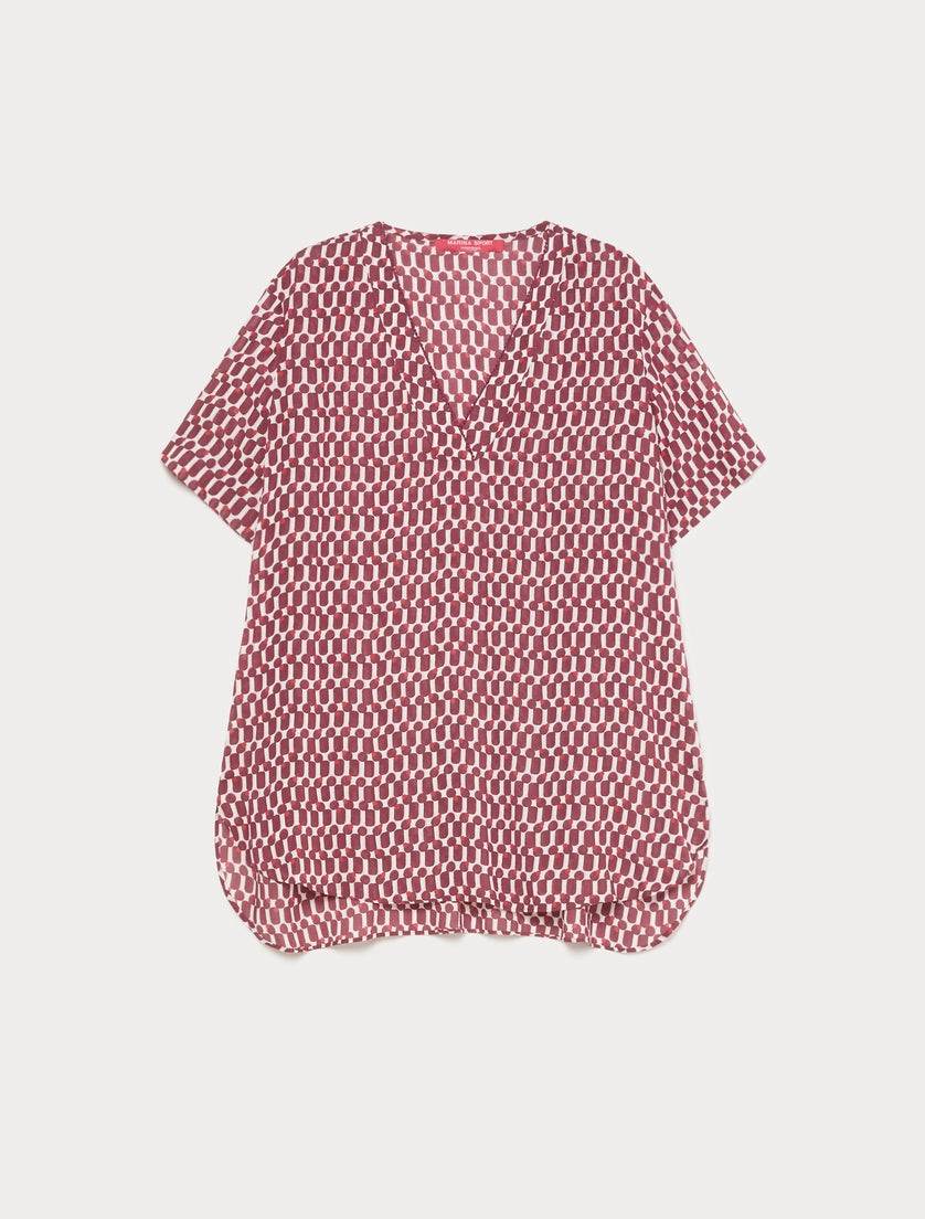 Marina Rinaldi Viscose print blouse