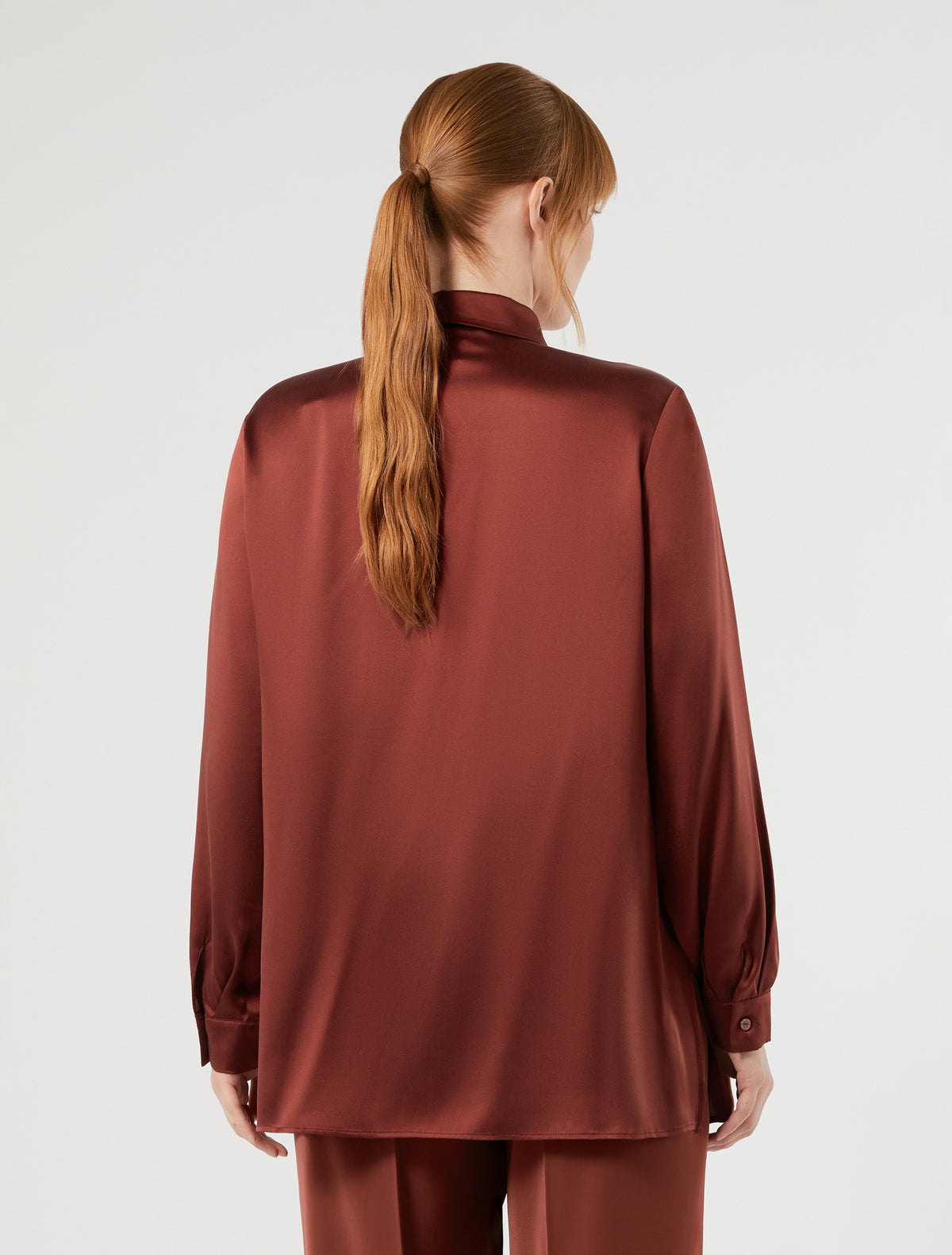 Marina Rinaldi Silk Satin Shirt