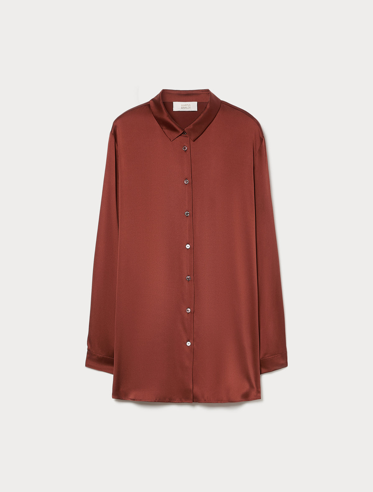 Marina Rinaldi Silk Satin Shirt