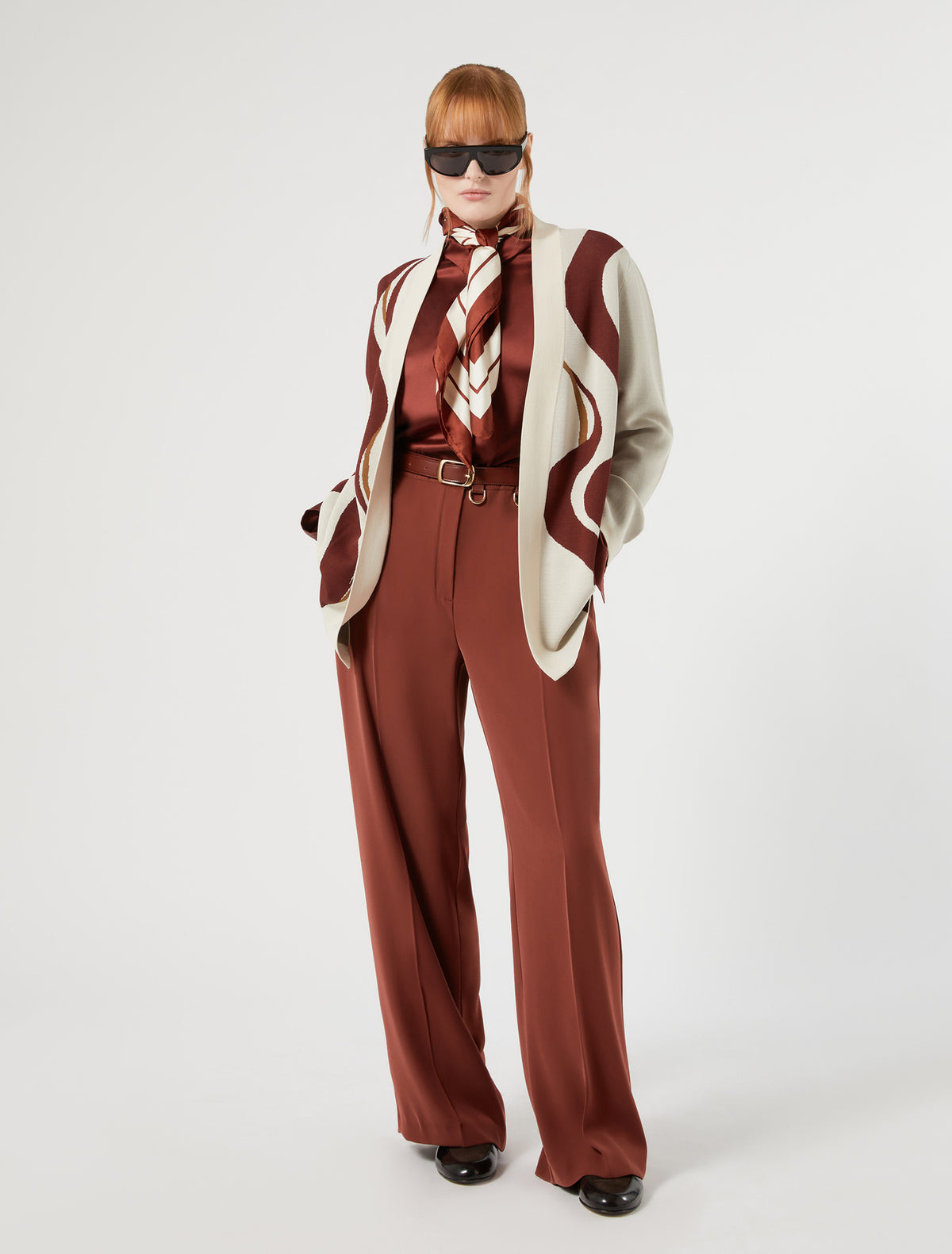 Marina Rinaldi Silk Satin Shirt