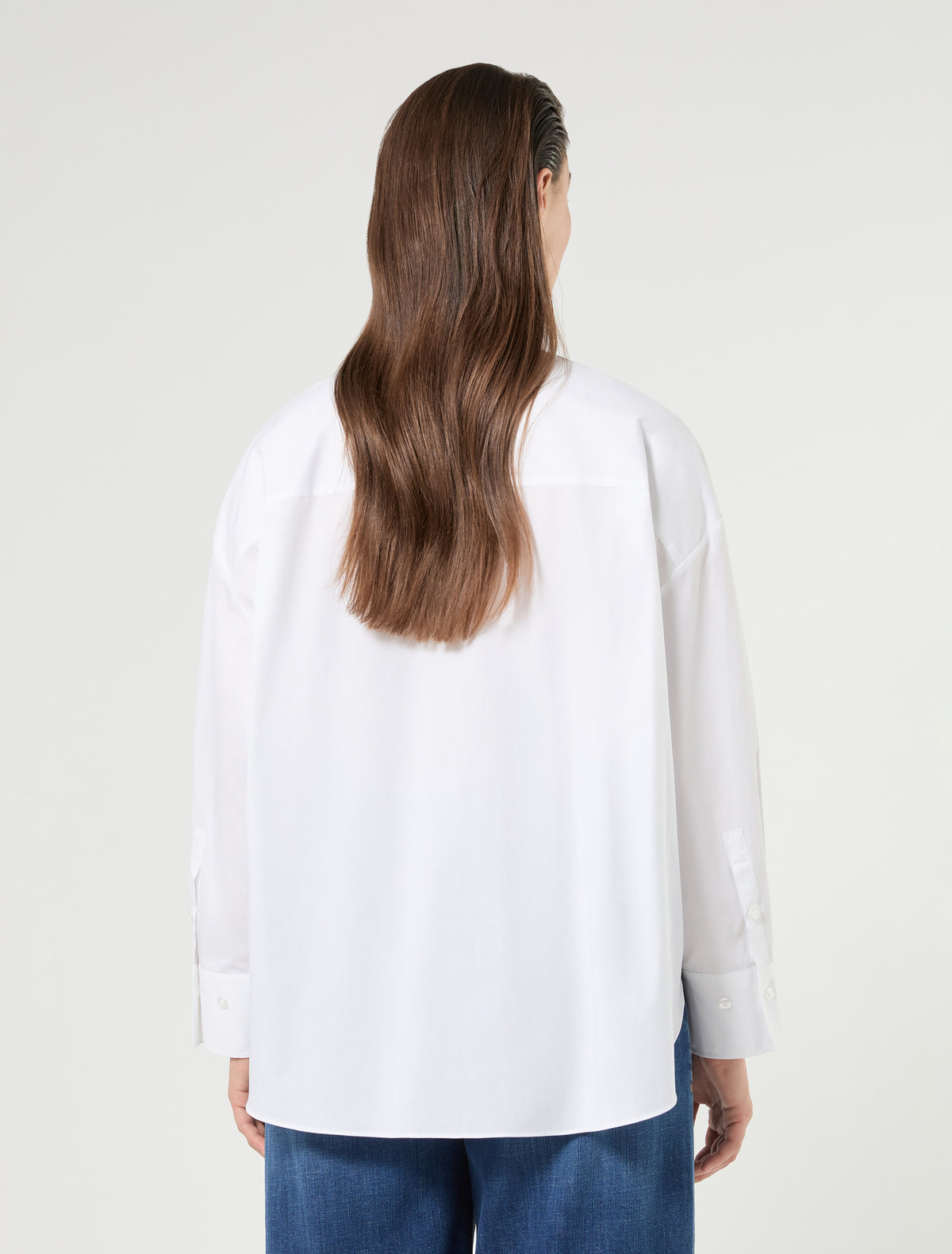 Marina Rinaldi Embroidered Poplin Shirt