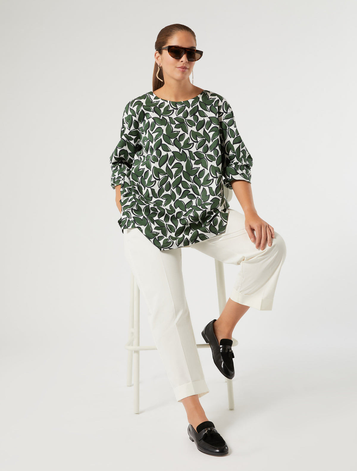 Marina Rinaldi Cotton Poplin Shirt