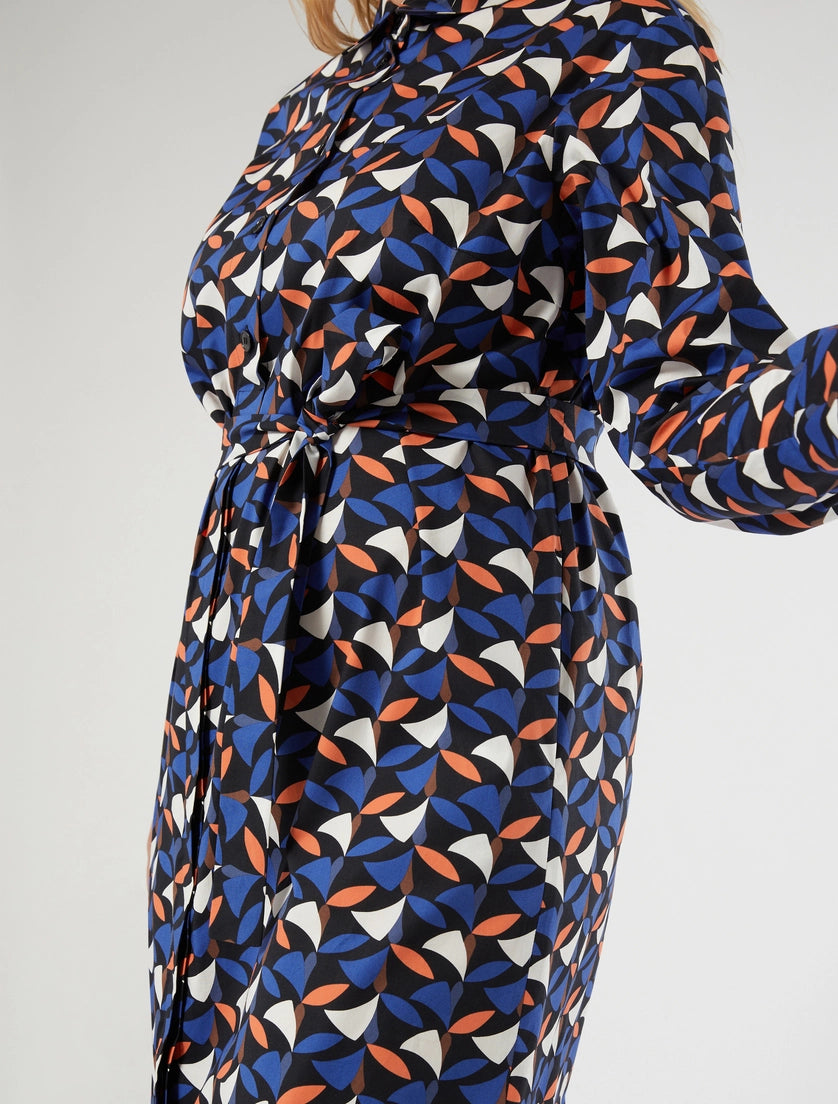 Marina Rinaldi Cotton poplin shirt dress