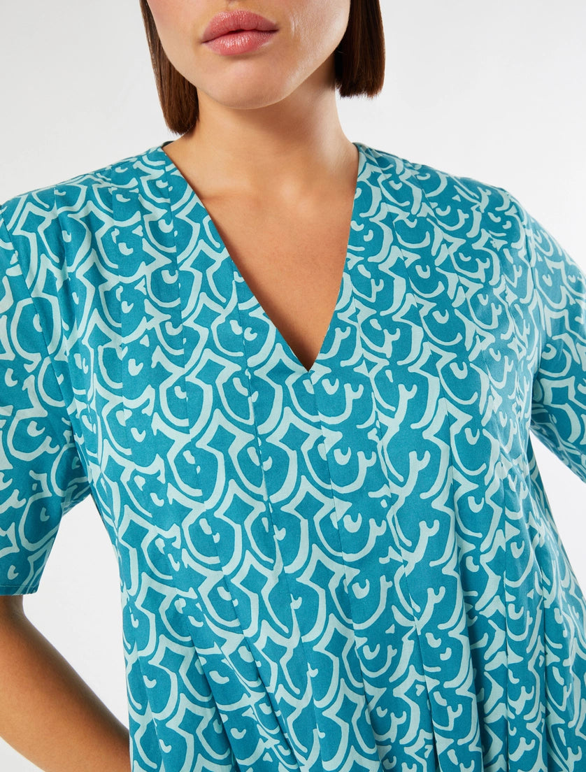 Marina Rinaldi Long poplin dress