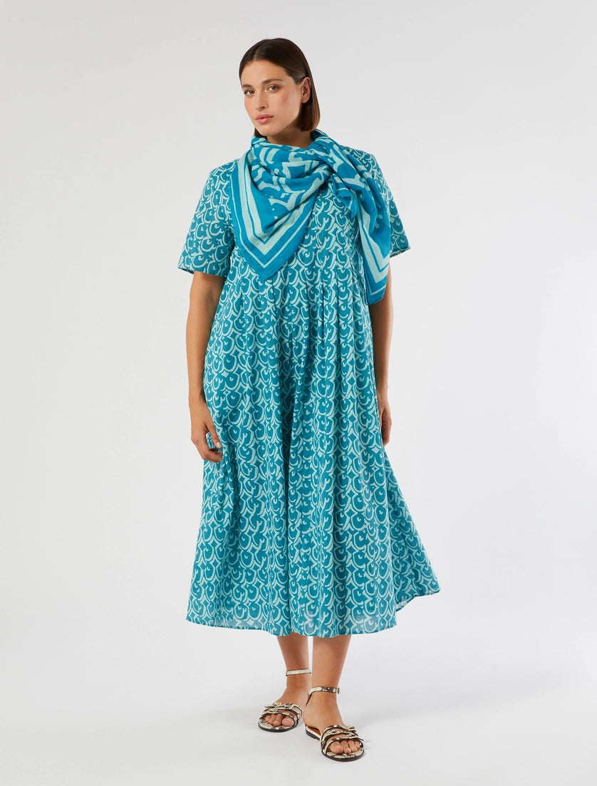 Marina Rinaldi Long poplin dress