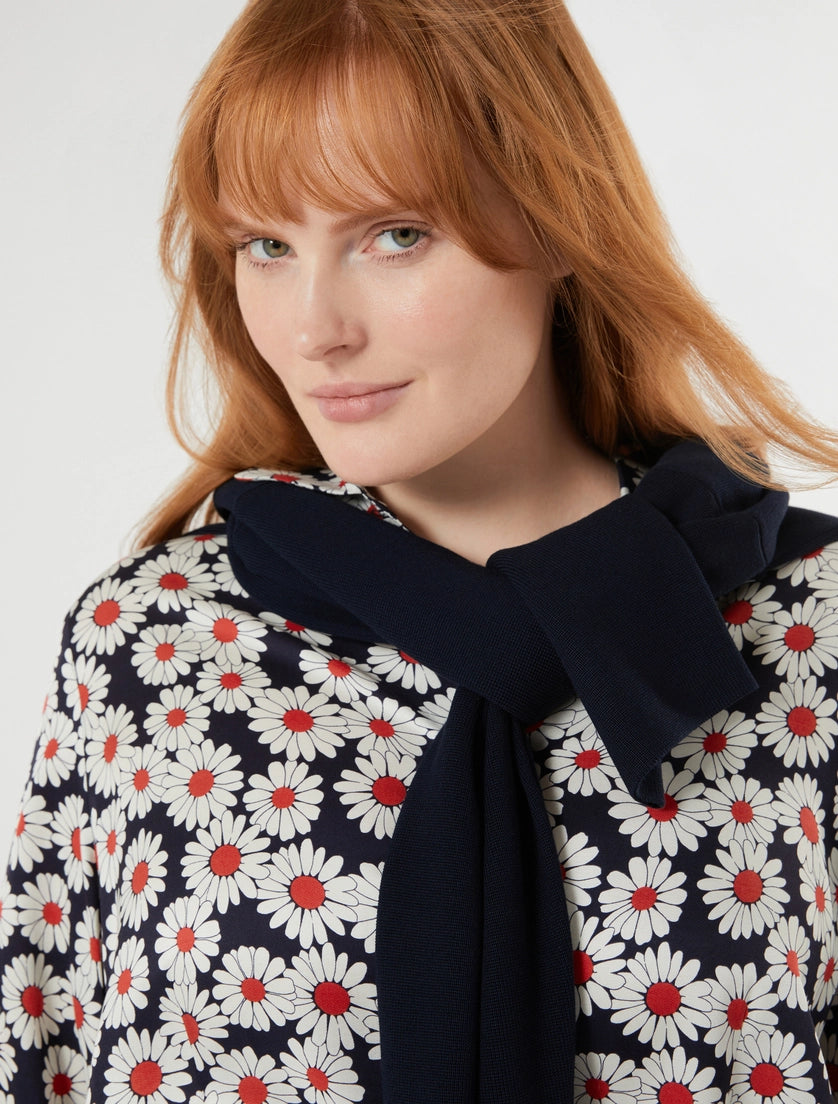 Marina Rinaldi Printed twill shirt dress