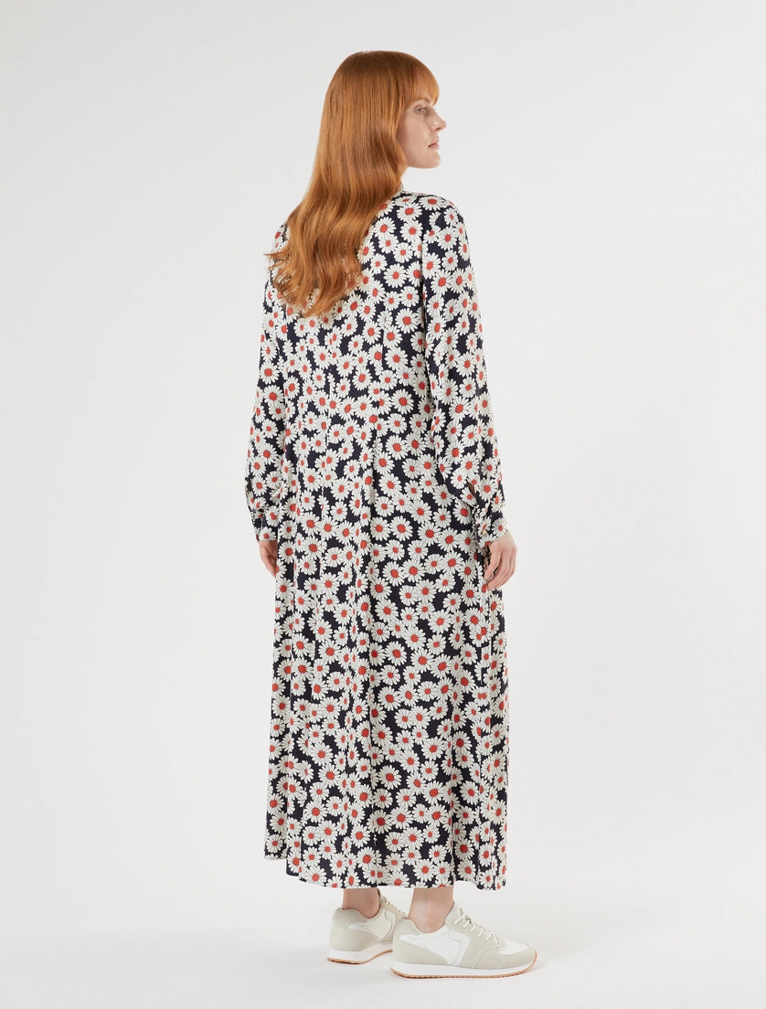 Marina Rinaldi Printed twill shirt dress