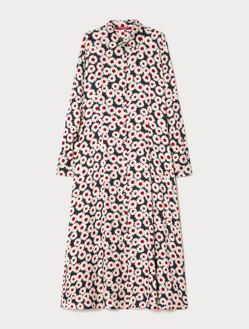 Marina Rinaldi Printed twill shirt dress