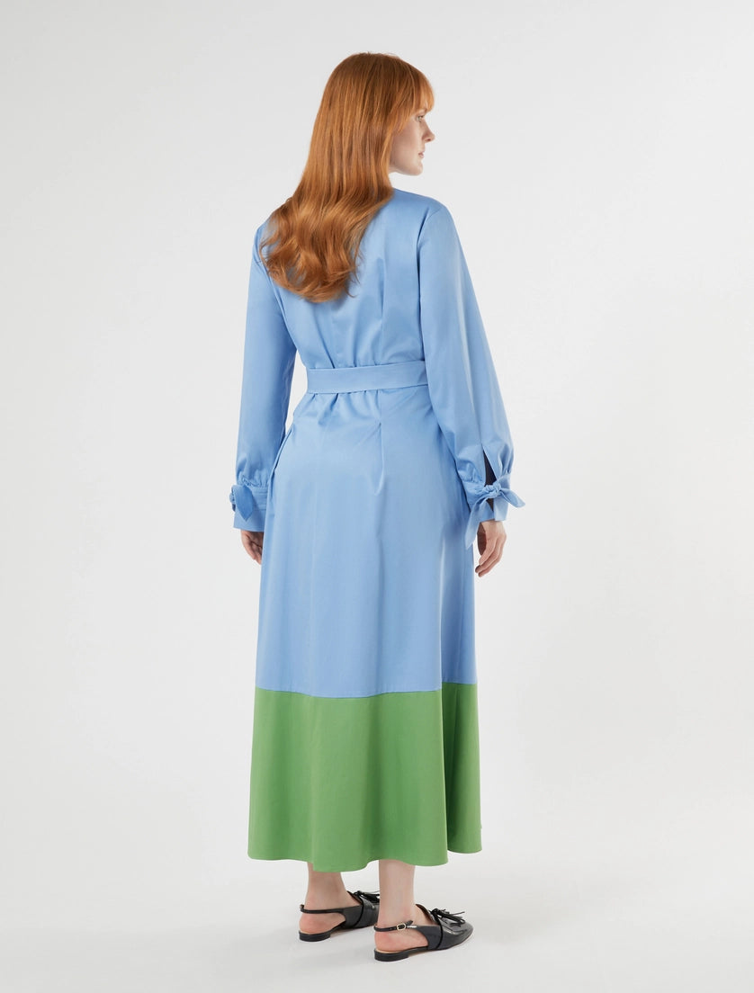Marina Rinaldi Cotton sateen shirt dress