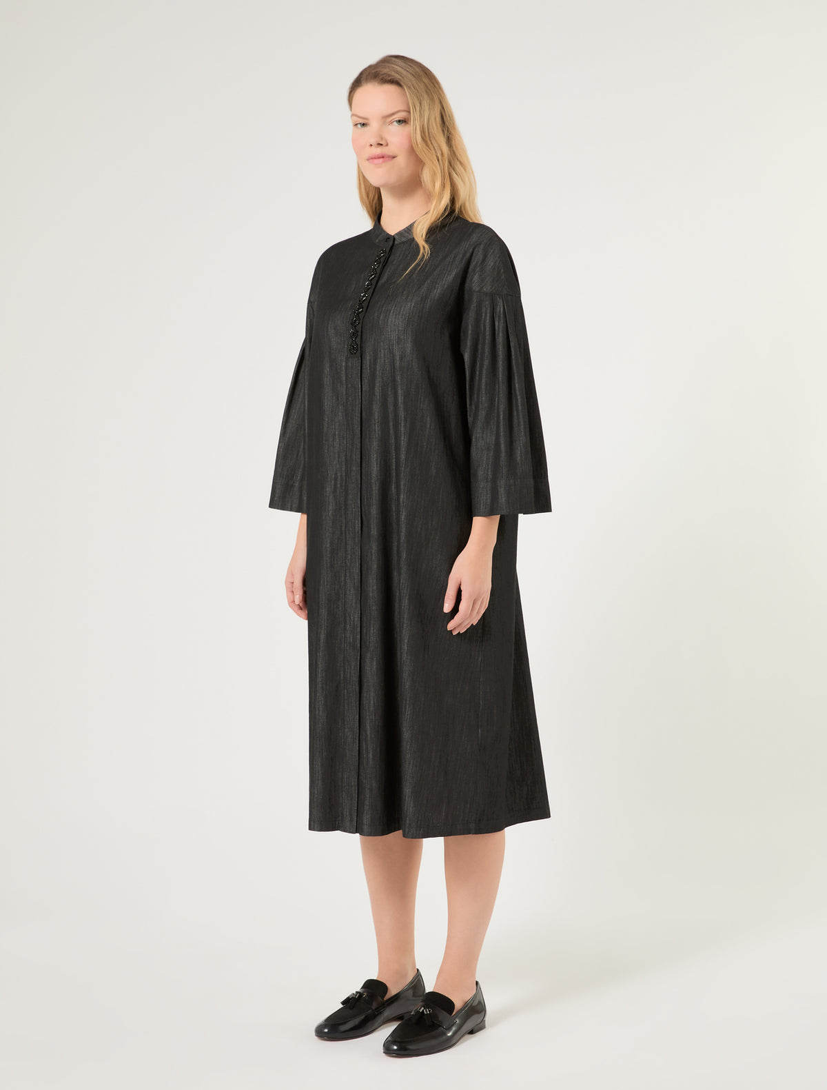 Marina Rinaldi Denim Shirt Dress
