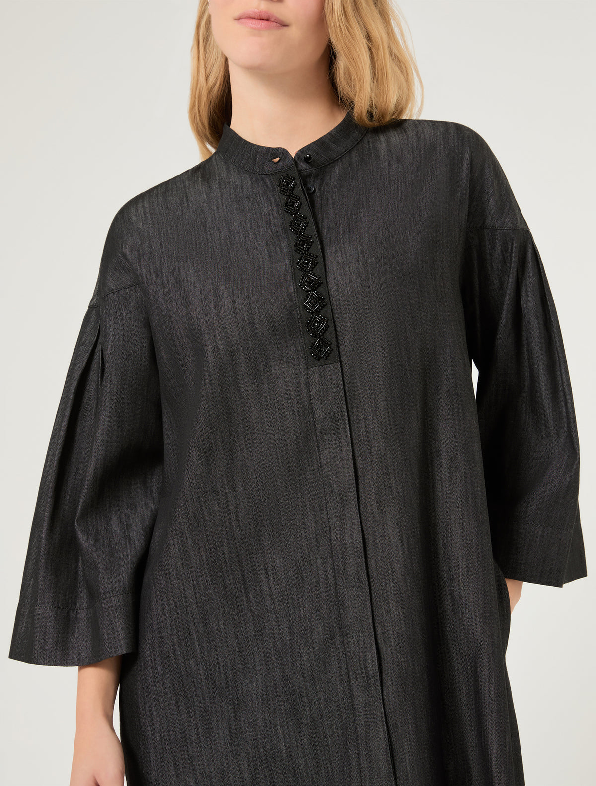 Marina Rinaldi Denim Shirt Dress